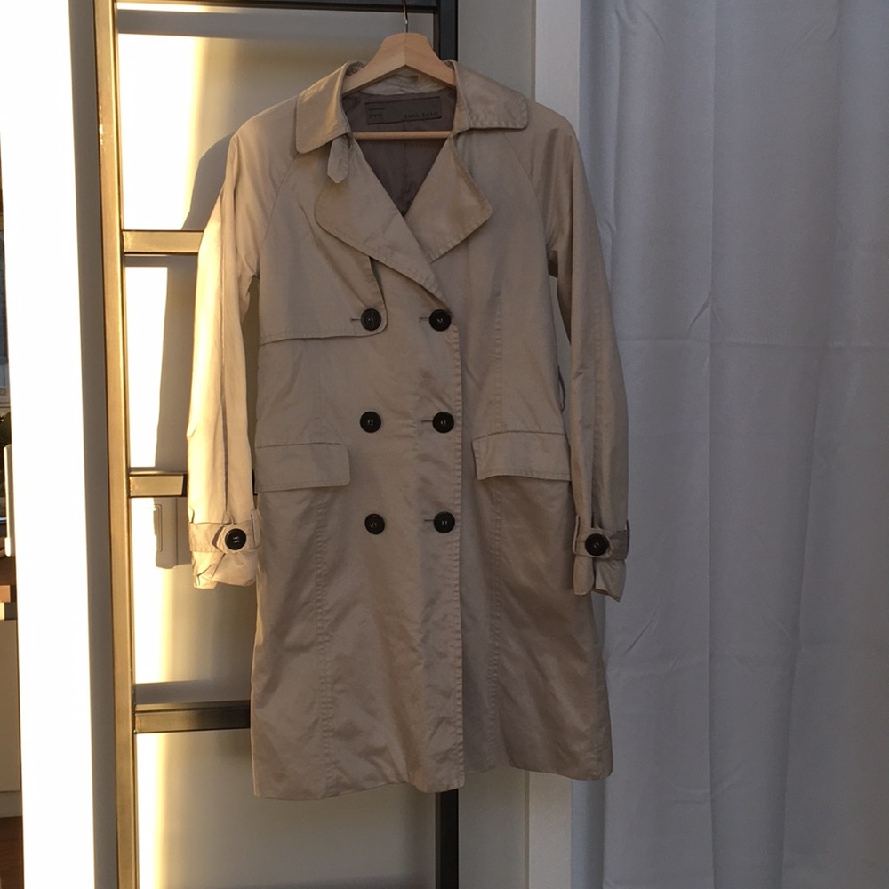 Zara women’s classic trench jacket